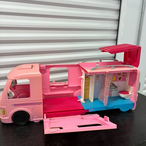 Barbie Other - 2016 Mattel Barbie Pink Dream Camper Motorhome Van RV Expanding/Foldout